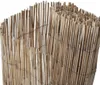 A close-up view of a rolled-up reed fence, showing the texture and construction. Náhled obrázku produktu