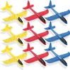 com-four® 9x Styroporflugzeug für Kinder und Erwachsene - Produktbild-Vorschau 1