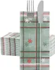 Sovie HORECA Weihnachtsbesteckserviette Tim in Grün-Rot aus Produktbild-Vorschau 2