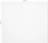 vidaXL Stolová fólia Transparent 90x90 cm 1,6 mm PVC Náhľad obrázku produktu 6