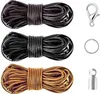 3 Rollen 5M x 2mm Lederschnur Lederband aus echt Leder, Produktbild-Vorschau 1