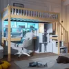 okwish Multifunkční Patrová postel 90x200, Dětská postel s Náhled obrázku produktu 6