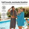 Komfortec 2er Saunatuch Set 80x200 cm aus 100% Baumwolle, Produktbild-Vorschau 7