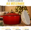 Brotbackform 26cm inkl. Gärkorb - Gusseisen Topf zum Brot Produktbild-Vorschau 8