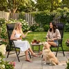 Gartenstühle 2er Set Hochlehner Klappbar 3-Fach Verstellbar Produktbild-Vorschau 12
