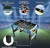 A foosball table is shown in a stadium setting with callouts highlighting its features. Náhľad obrázku produktu