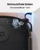 A close-up of a robot vacuum cleaner with a diagram showing its corner cleaning mechanism. Náhled obrázku produktu