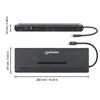 Manhattan USB-C 11-in1-Dockingstation Produktbild-Vorschau 14