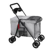2 in 1 Klappbar Hundewagen Hundebuggy Bis 20kg,Pet Stroller Produktbild-Vorschau 7