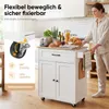 HOKEEPER Küchenwagen mit Handtuchhalter und Gewürzboard, Produktbild-Vorschau 6