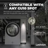 Ledvion 8er Set Wandleuchte IP54 35W GU10 rund dimmbar ohne Produktbild-Vorschau 5