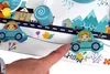 Adam Toys Edukační závěsná dřevěná tabule - Městečko Náhled obrázku produktu 3