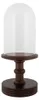 Campana di vetro Clayre & Eef Ø 14x34 cm Legno marrone Anteprima dell’immagine prodotto 1