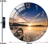 Wanduhr aus Glas 30cm Lautlos Nicht Tickend Dekorative Produktbild-Vorschau 3