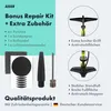 AARON Luftpumpe Sport One in Gelb Fahrrad-Stand-Pumpe für Produktbild-Vorschau 2