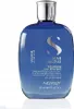 A blue shampoo bottle with silver accents and text. Anteprima dell’immagine prodotto