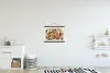 MuchoWow® Textilposter Vogel - Antik - Zeichnung 40x30 cm Produktbild-Vorschau 2