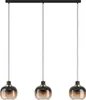 Oilella Lustre Contemporain 3 Lumières Acier Noir Et Voir les images du produit 13