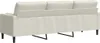 vidaXL Sofa 3-Sitzer mit Zierkissen Creme 210 cm Samt Produktbild-Vorschau 5