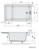 Polysan JAZZ Sitzwanne 120x75x39cm, weiß Produktbild-Vorschau 7