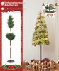Yorbay 180cm Weihnachten Baum Deko mit LED Beleuchtung, Produktbild-Vorschau 8