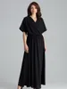 Lenitif Formelle Frauenkleider Davide L055 schwarz XL Produktbild-Vorschau 1