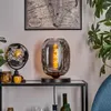 Carrone Tischlampe aus Metall/Glas in Schwarz/Rauchfarben Produktbild-Vorschau 9
