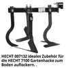 HECHT 007132 Egge für Motorhacke HECHT 7100 | Boden-Zubehör Produktbild-Vorschau 3