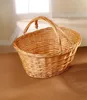 Einkaufskorb "Daily" aus Weide, natur, oval, umlegbare Produktbild-Vorschau 1