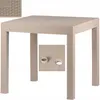 Gartentisch Imitation Rattan Rattan-Tisch Beige Riviera 82 Produktbild-Vorschau 2