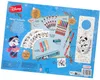 A flat lay of a Disney Minnie Mouse themed advent calendar with various stationery items. Náhled obrázku produktu