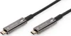 A close-up shot of two USB-C connectors of a cable on a white background. One connector is labeled 'DISPLAY' and the other is labeled 'SOURCE'. Náhled obrázku produktu
