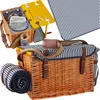tectake® Picknickkorb Rügen für 4 Personen, mit Produktbild-Vorschau 9