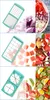 A collage showing a food chopper and various chopped fruits and vegetables, presented in three rows. Voir les images du produit