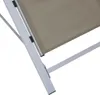 Sonnenliegen 2 Stk. mit Tisch Aluminium Taupe Produktbild-Vorschau 7