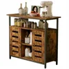 Sideboard/Schrank mit offenen Regalen, Braun, Produktbild-Vorschau 1