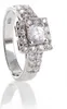 Karisma Damen Silber 925 Ring Rhodiniert Gefasste Zirkonia Produktbild-Vorschau 1
