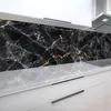 Küchenrückwand Marmor Schwarz Steinoptik 60x400 cm Produktbild-Vorschau 1