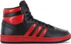 A studio shot of a single black and red Adidas Top Ten RB sneaker. Podgląd zdjęcia produktu
