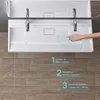 doporro Lavabo Suspendu avec Bonde Vasque à Poser Blanc Voir les images du produit 2