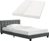 Juskys Polsterbett Manresa 120 x 200 cm - Bett mit Matratze Produktbild-Vorschau 1