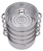 Velký parní hrnec z nerezové oceli, průměr 28 cm, 5 vrstev, Náhled obrázku produktu 4