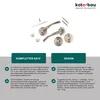 A product image featuring door handles and related hardware, with accompanying descriptive text and branding. Náhled obrázku produktu