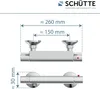 SCHÜTTE VICO sprchová baterie s termostatem, termostat, Náhled obrázku produktu 7