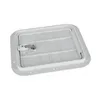 wasserdichte Inspektionsluke, 306 x 356 mm, weiß & grau Produktbild-Vorschau 5