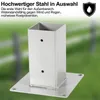 Jopassy Aufschraubhülse Vierkantholzpfosten Pfostenträger Produktbild-Vorschau 3