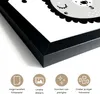 MuchoWow® MuchoWow® Gerahmtes Poster Löwe - Muster - Kind - Produktbild-Vorschau 3