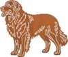 Edelrost Hovawart - Rost Deko Hund Rostfigur Gartendeko für Produktbild-Vorschau 1