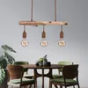 Hängeleuchte, Balken natur, Kabel, rost, L 60 cm Produktbild-Vorschau 2