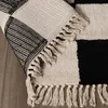 Volero - Dywan szachownica - Blox Fringe Czarny - 120x170 Podgląd zdjęcia produktu 2